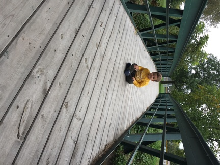 JB on a bridge